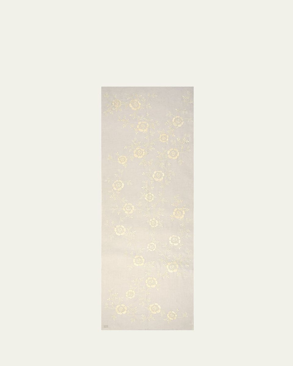 Blooming Garden Cashmere Scarf